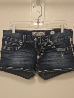 Buckle BKE Sabrina Women's Dark Blue Denim Shorts